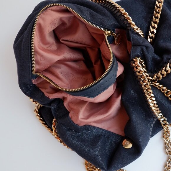 Authentic Preowned Stella McCartney Navy Fallabela Two Way Shoulder Bag - Picture 12 of 13